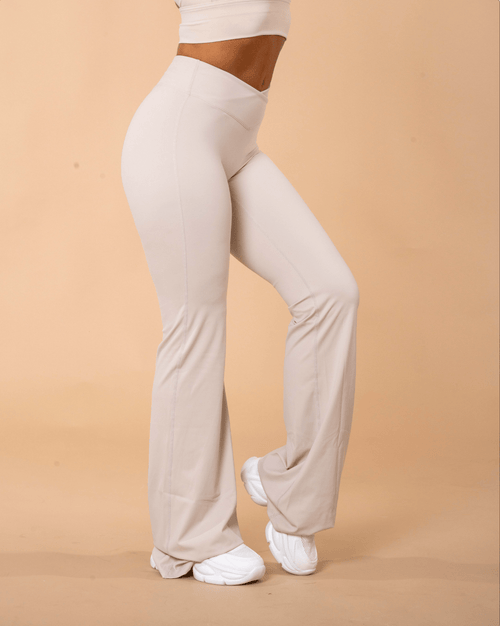 OLD MONEY BEIGE FLARES - VITCHI VILANI