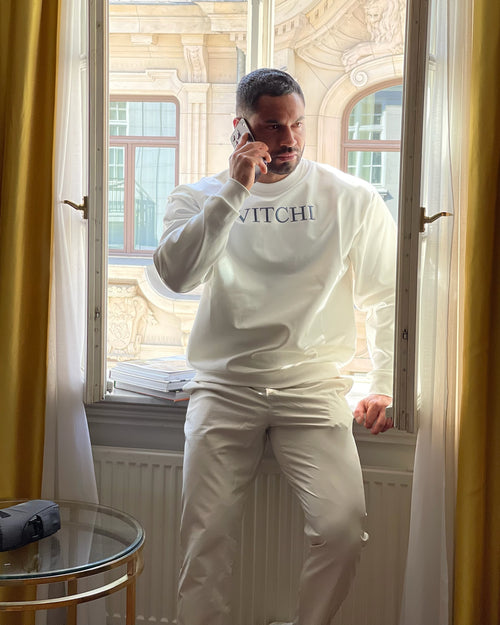 Old Money Crew Santorini Blue