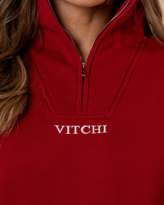 Premium Sweatshirt Red Wine - VITCHI VILANI