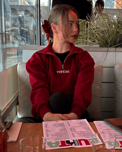 Premium Sweatshirt Red Wine - VITCHI VILANI