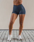 V - WAIST SCULPT SHORTS BLUE - Vitchi Vilani