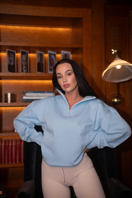 VITCHI BABY BLUE SWEATSHIRT - VITCHI VILANI