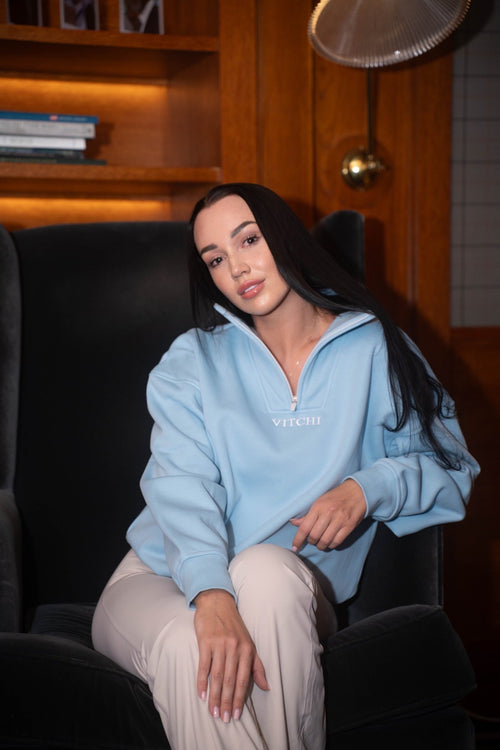 VITCHI BABY BLUE SWEATSHIRT - VITCHI VILANI