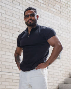MEN’S HALF - ZIP T - SHIRT - Vitchi Vilani