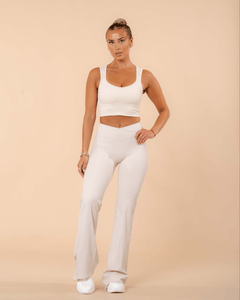 OLD MONEY BEIGE FLARES - VITCHI VILANI