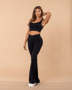 OLD MONEY BLACK FLARES - VITCHI VILANI
